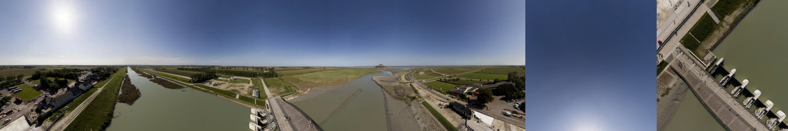 Visite virtuelle du barrage du Couesnon au Mont Saint Michel