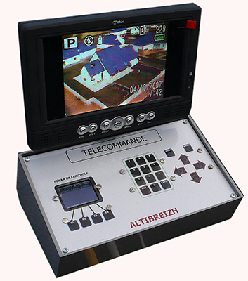 Télécommande pour la prise de vue et photographie aériennes